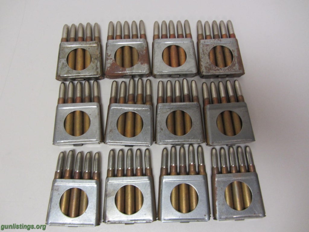 Ammo 8MM Mauser Ammo 60 Rounds In Gew 88 Clips 7.92Ã—57mm
