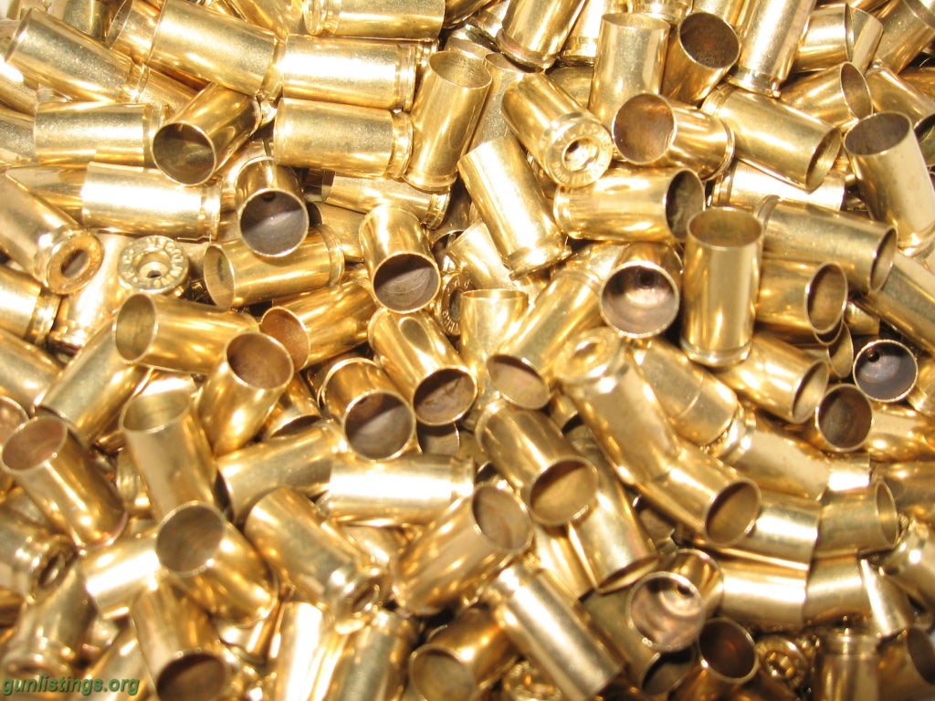 Ammo 9mm Luger Once Fired Brass
