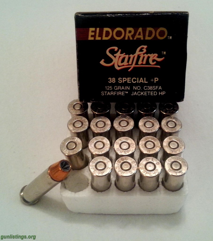 Ammo Eldorado 'Starfire' .38 Special