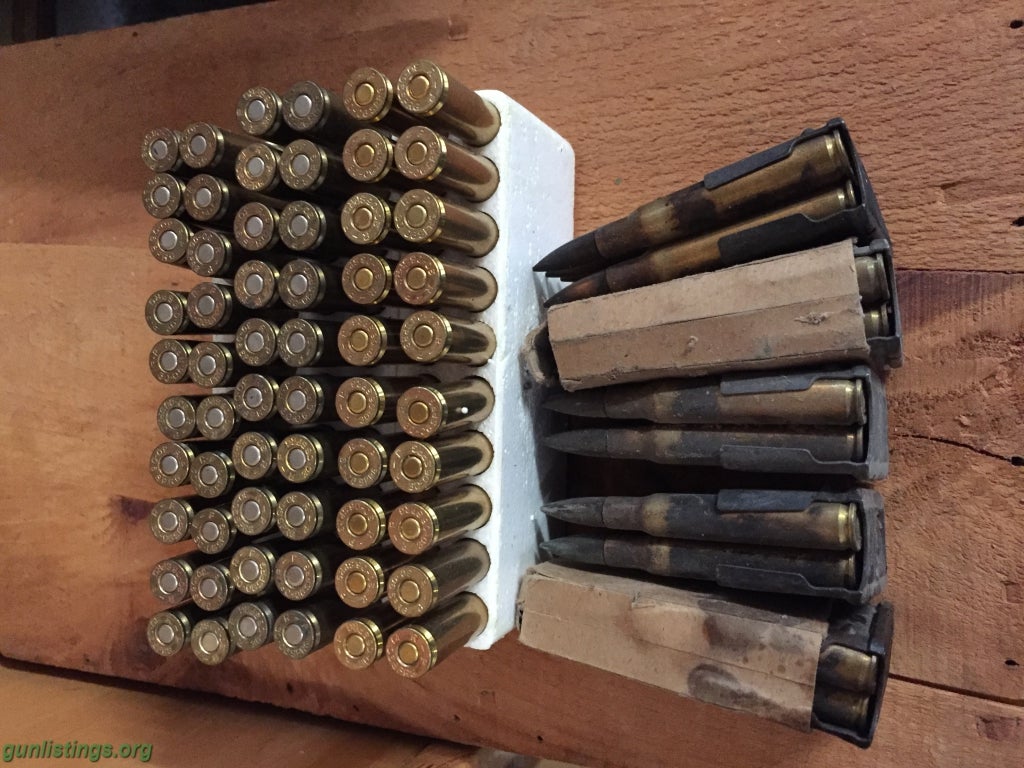 Ammo M1 Garand Enbloc Clips And 100 Rnds