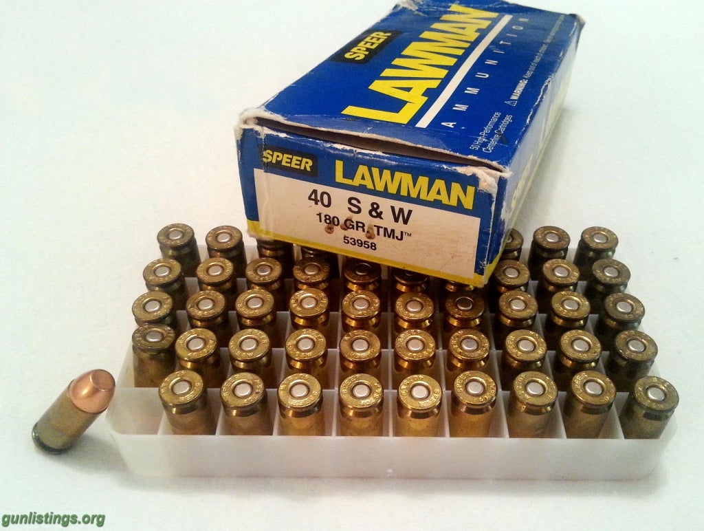 Ammo Speer 'Lawman' .40 Cal.