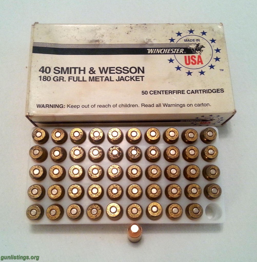 Ammo Winchester .40 Cal