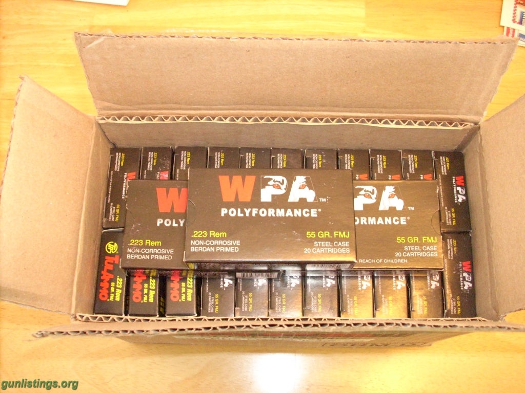 Ammo Wolf .223 55gr. Polyformance WPA Case/500rds