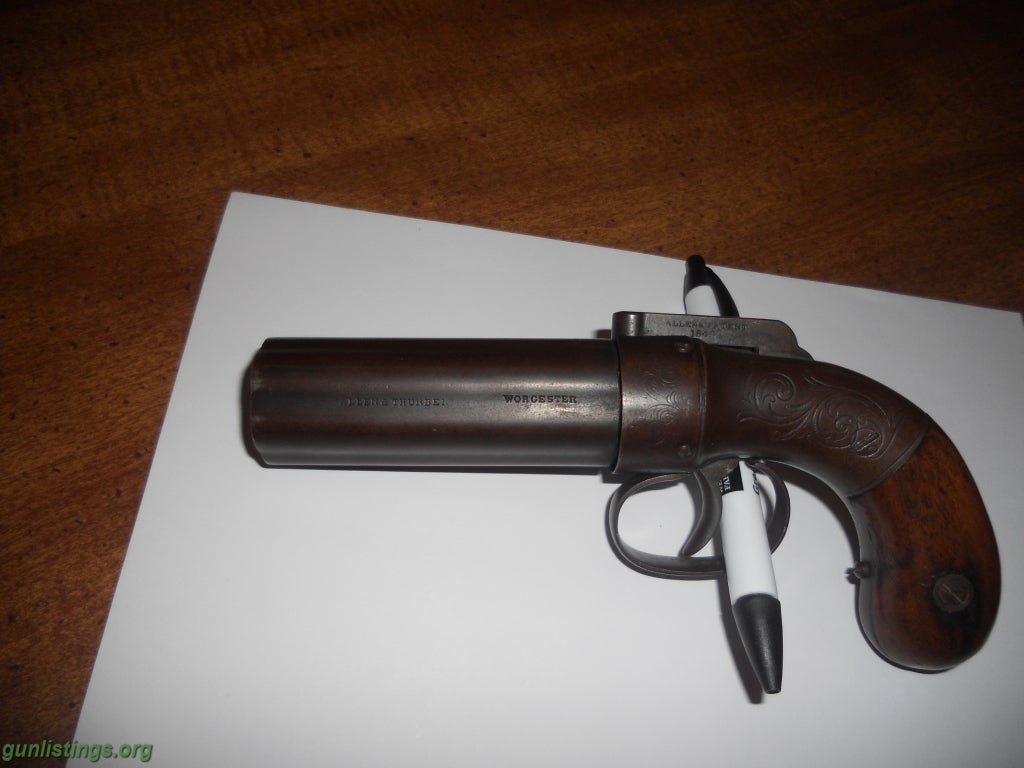 Collectibles Allen And Thurber Worcester Pepperbox