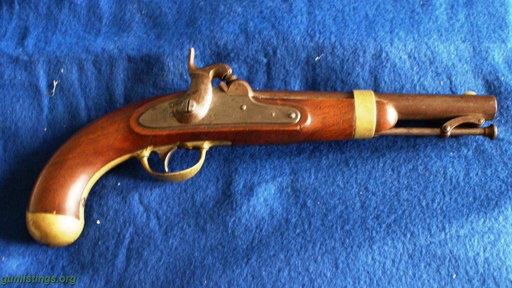 Collectibles H Aston 1842 Percussion Pistol