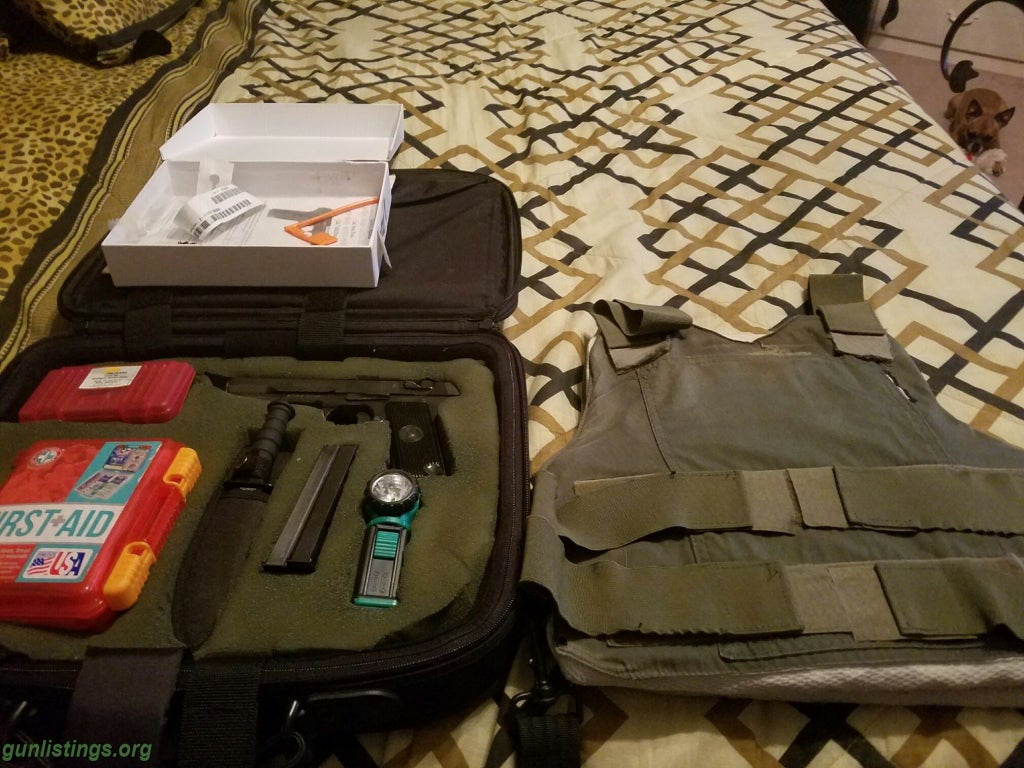 Pistols 9mm Disaster Kit /3a Armor