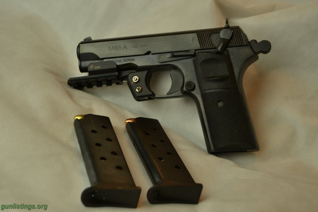 Pistols 9mm Zastava M88a With 2 8rd Mags