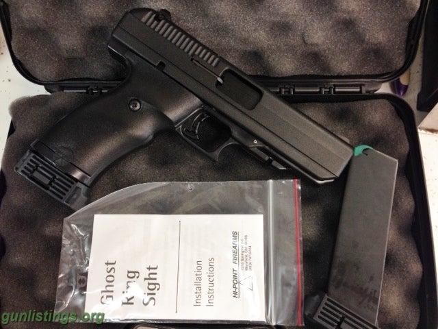 Pistols Hi-Point 34013 JCP 40 SW 10rd W/Hard Case, Like New