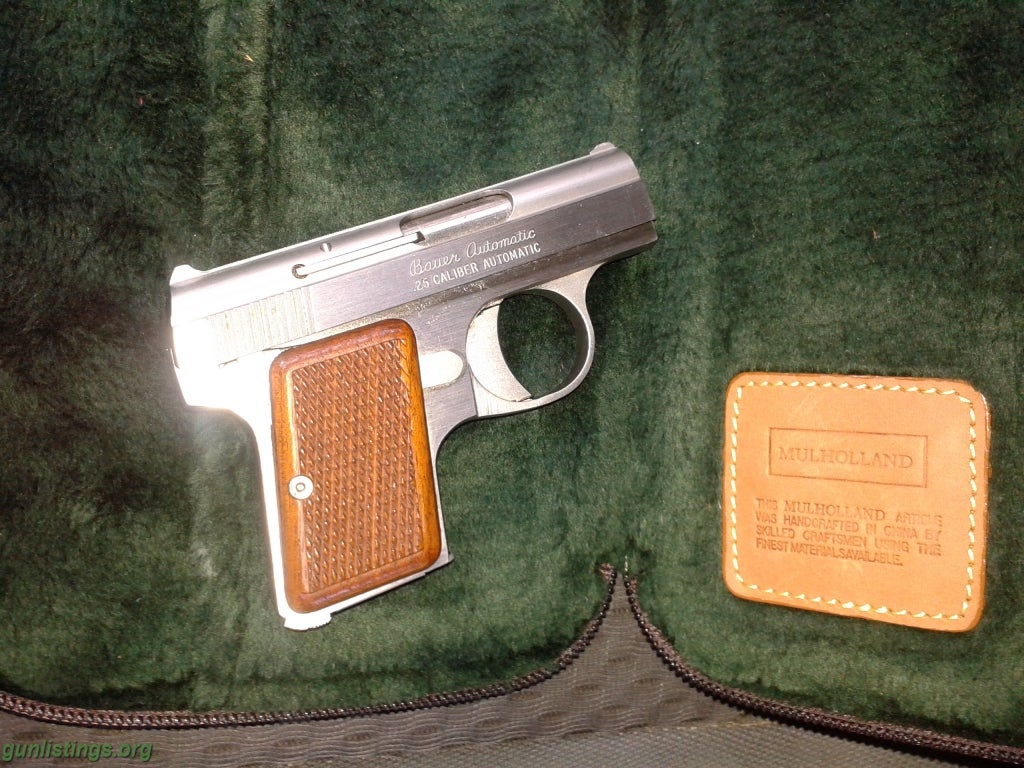 Pistols Bauer 25acp,( Baby Browning)