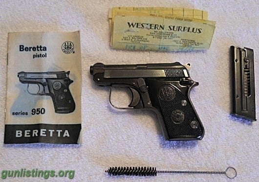 Pistols Beretta Minx .22 Short BS 950
