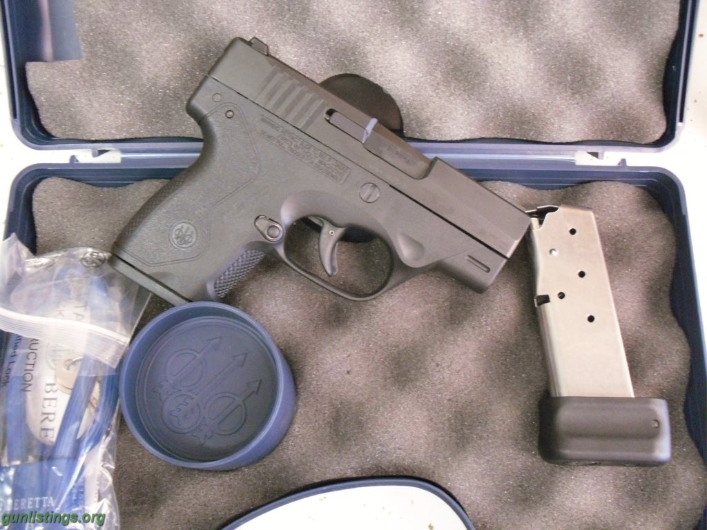 Pistols Beretta NANO Pistol, 9 Mm, 3.07 In, Black, 6&8 Rd, NEW