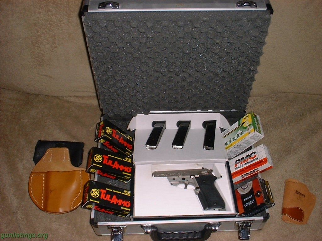 Pistols FS/FT NIB Bersa .380 Plus W/3 15-round Mags.