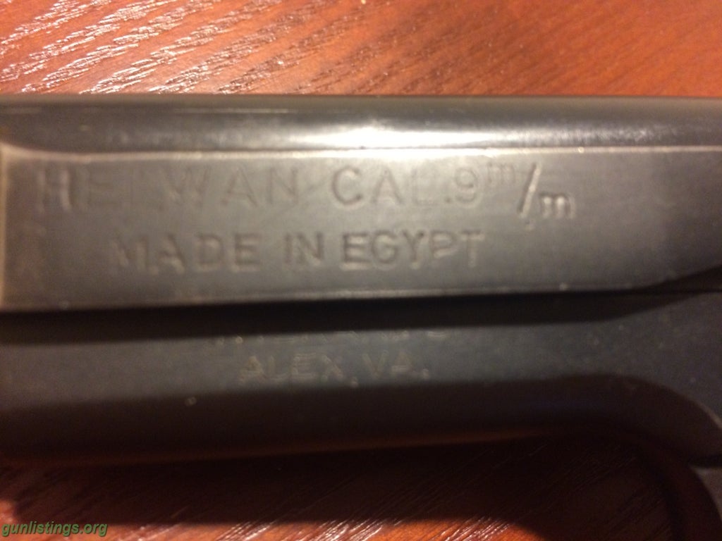 Pistols EGYPTIAN HELWAN .9mm
