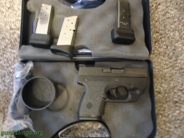 Pistols FS/FT: Beretta Nano With Laser 4 Mags.and 500 Rounds HP