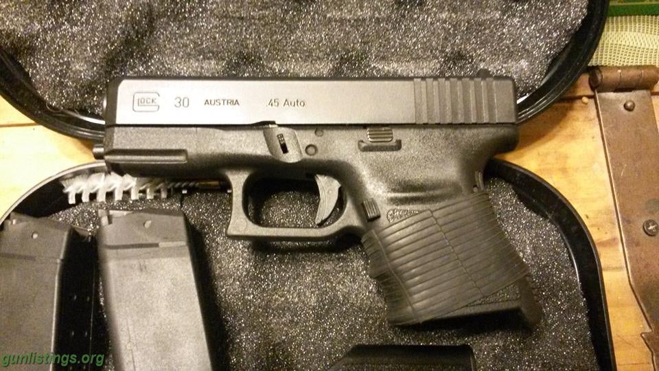 Pistols Glock 30 With Holsters