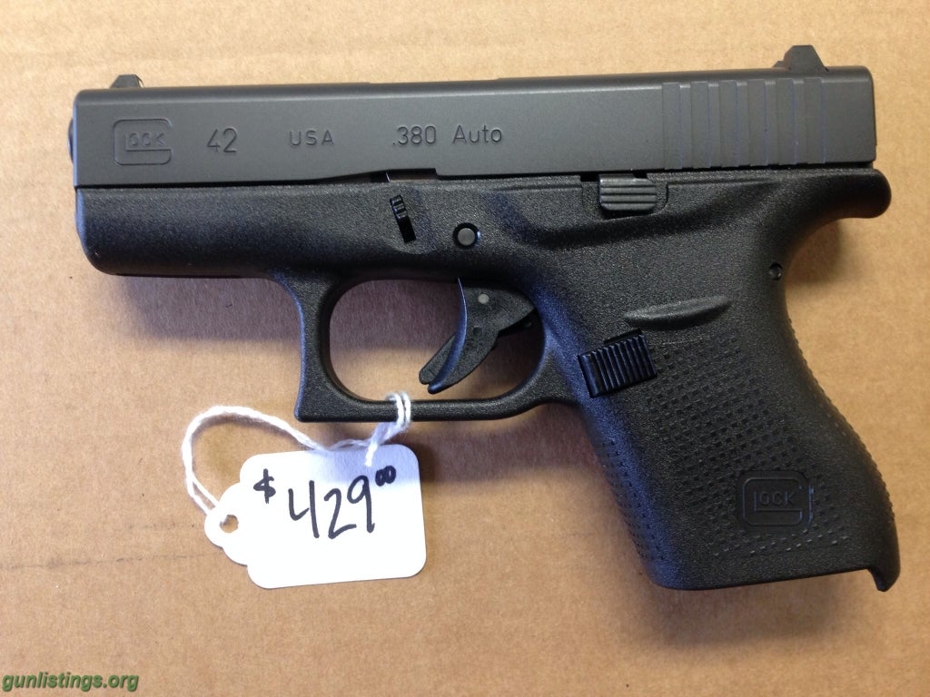 Pistols Glock 42 .380 NIB