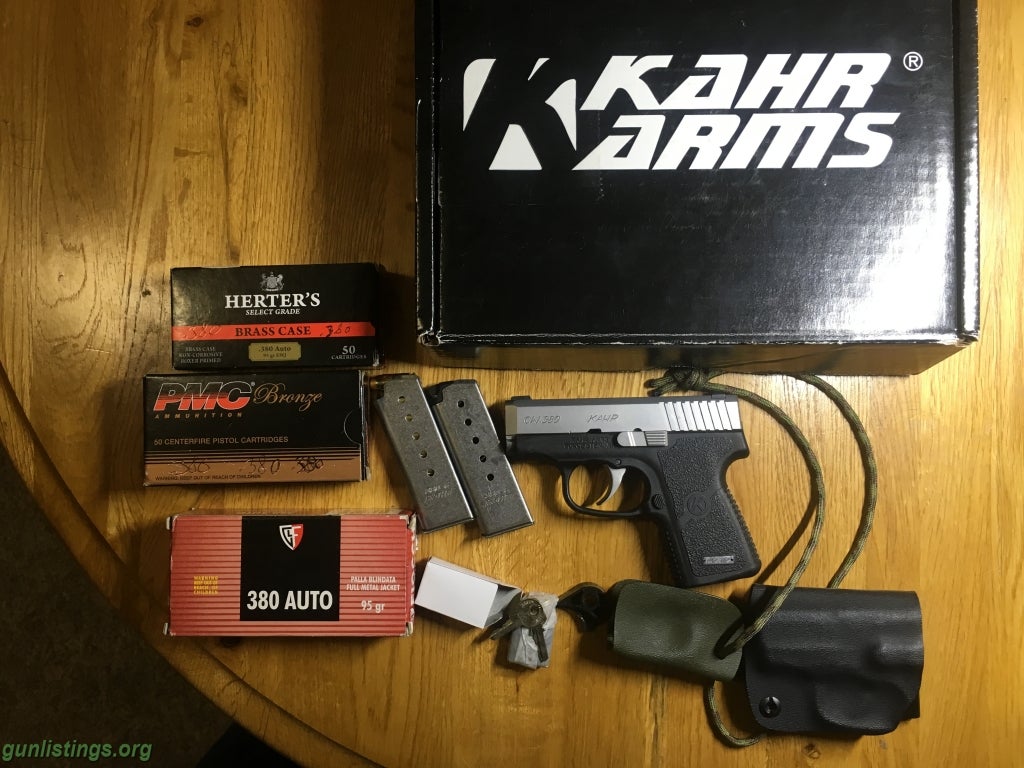 Pistols Kahr Cw380 With Extras