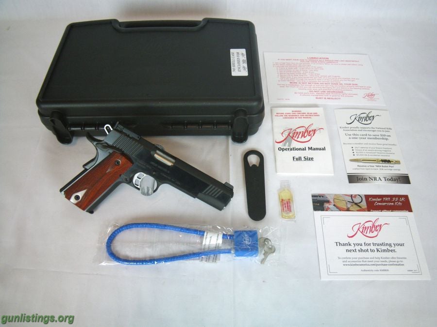 Pistols Kimber Gold Match II 1911 Handgun 45 ACP