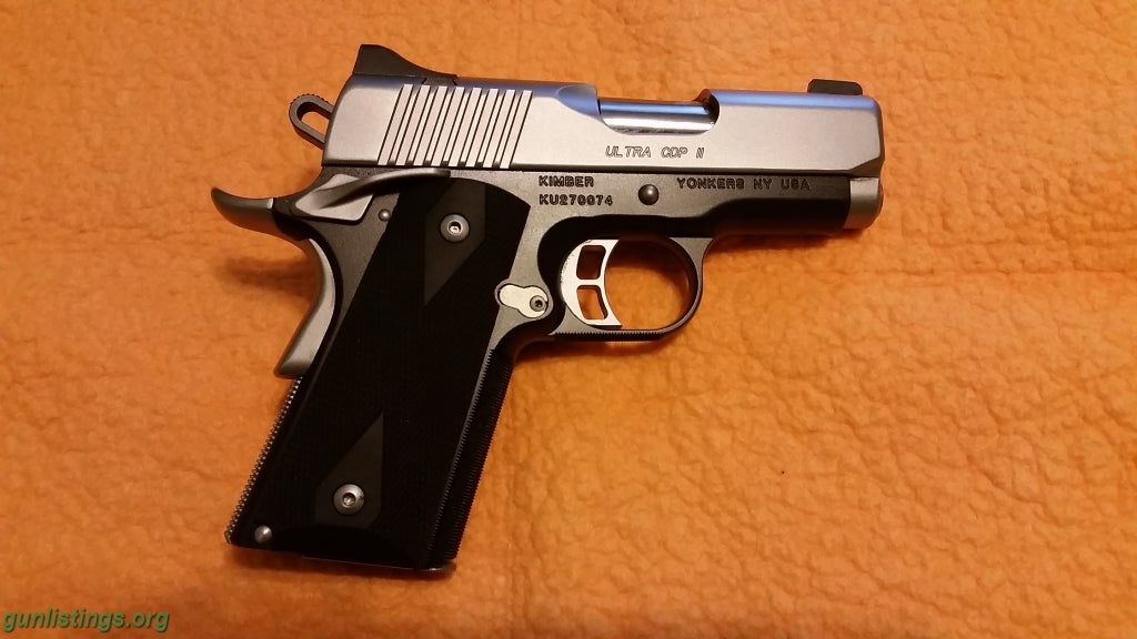Pistols KIMBER ULTRA CDP II 45ACP WITH NIGHT SIGHTS