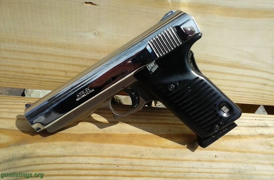 Pistols Lorcin 9mm,chrome Slide