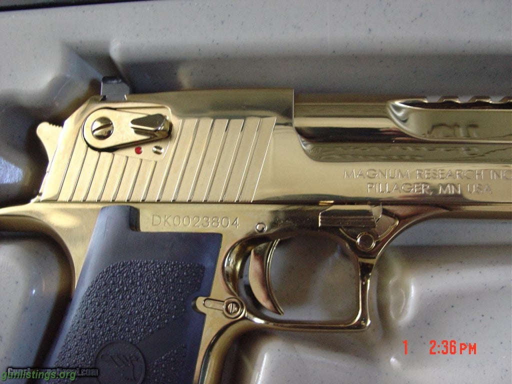 Pistols Magnum Research Desert Eagle 44 Magnum,High Gloss Gold