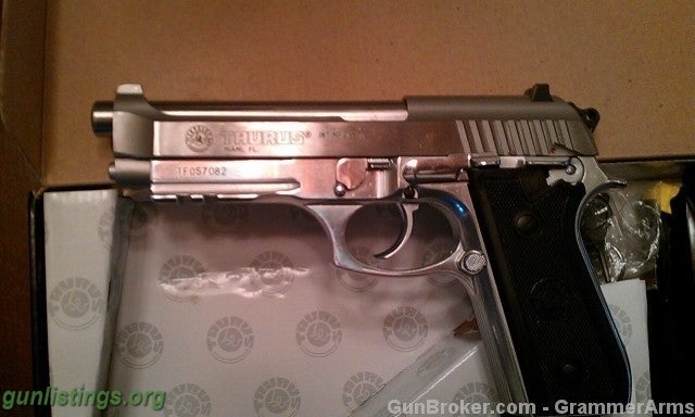 Pistols NIB Taurus PT92 Stainless 9mm