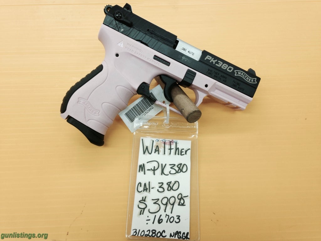 Pistols PINK WALTHER PK380