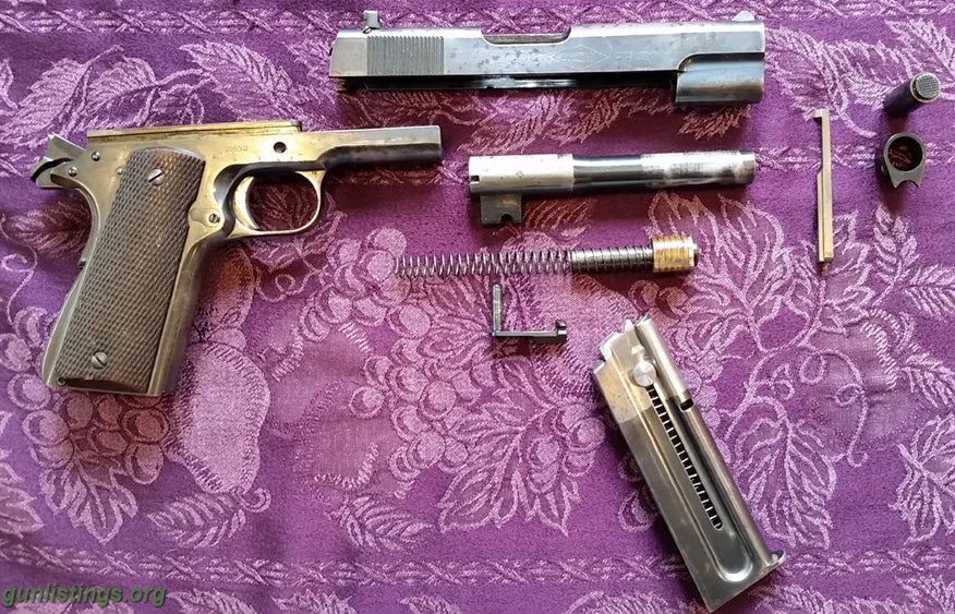 Pistols Prewar Colt Ace 22Lr Pistol