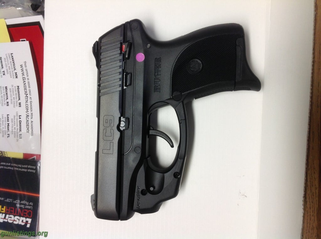 Pistols Ruger Lc9 W/ Lasermax Red