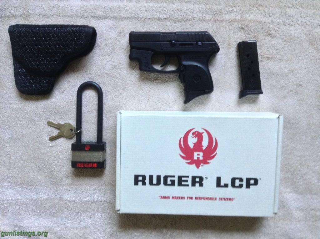 Pistols RUGER LCP .380 W/CRIMSON TRACE LAZER + LOTS MORE...