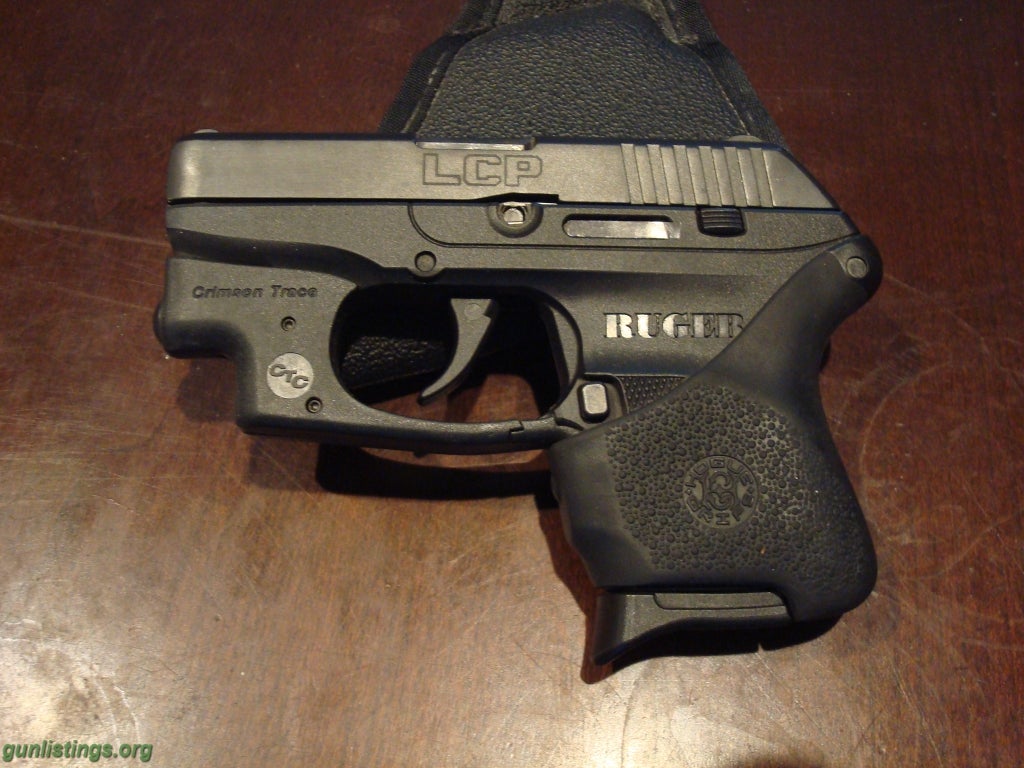 Pistols Ruger LCP W/ Crimson Trace, Ammo