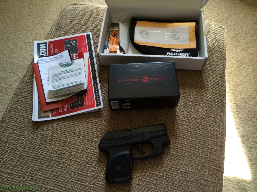 Pistols Ruger LCP W/Crimson Trace