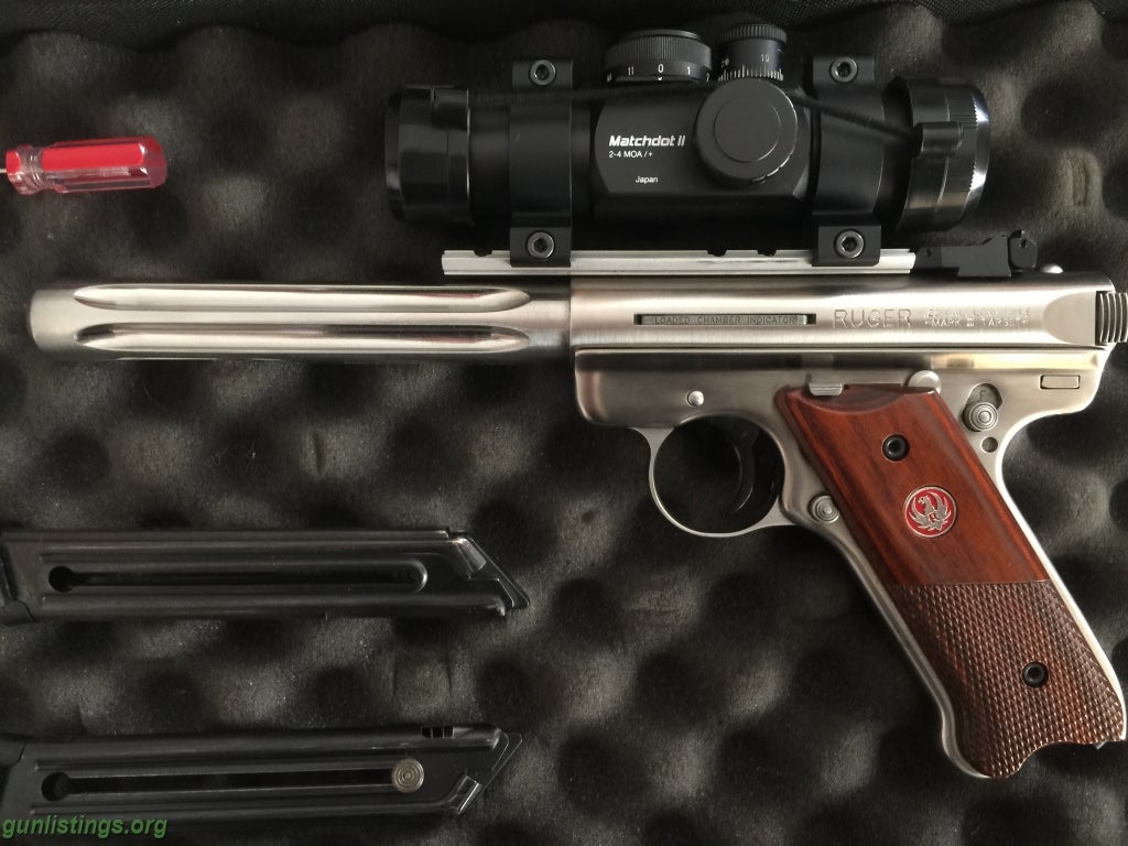 Pistols Ruger Mark III Hunter .22 Cal