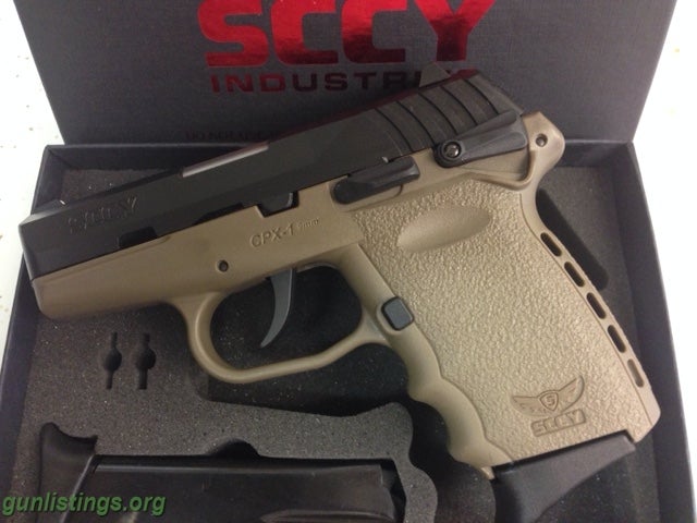 Pistols SCCY CPX-1 DAO 9mm 3.1