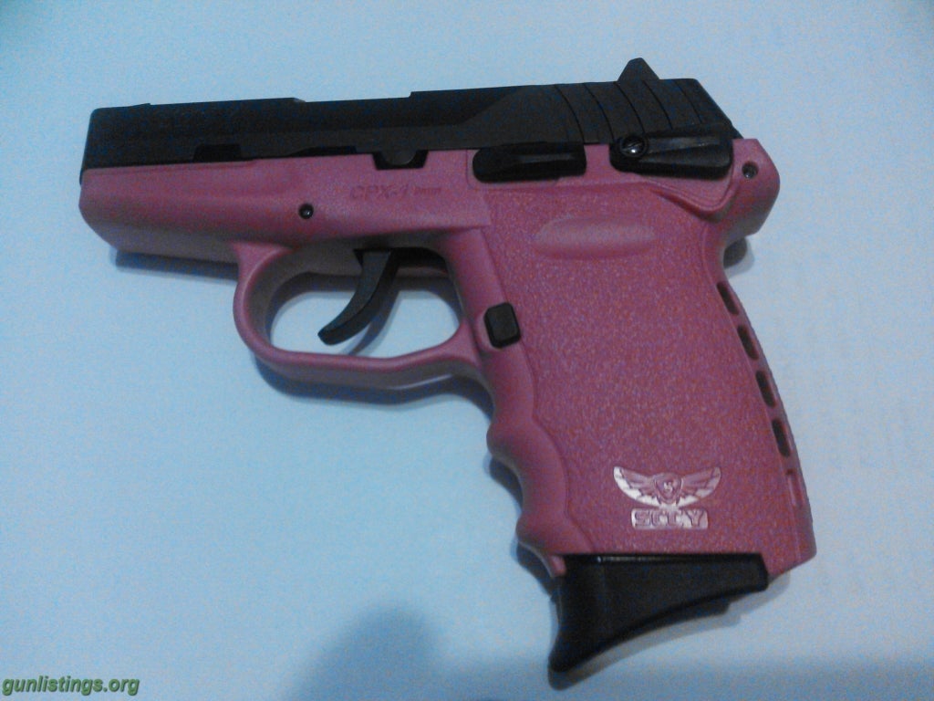 Pistols SCCY CPX2 Pink /Black 9mm New In Box