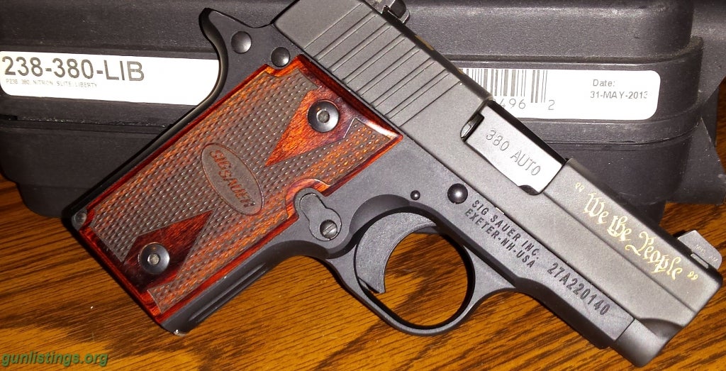 Pistols Sig Sauer P238 .380acp Liberty (Limited Edition)