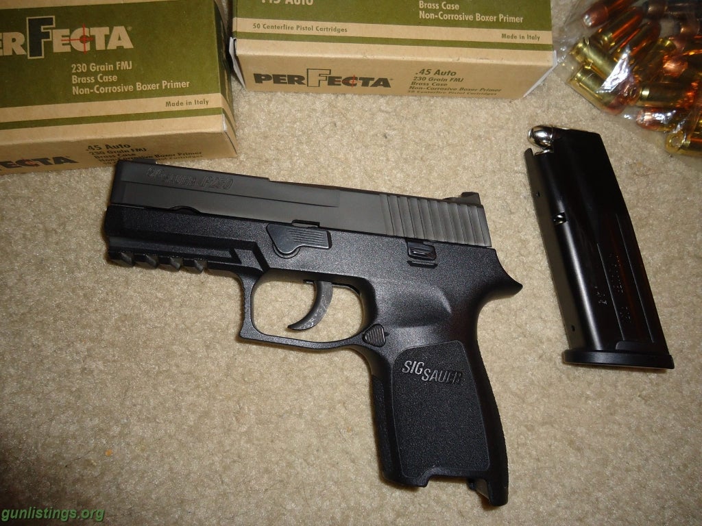 Pistols Sig Sauer P250 .45 (Part Trade, Cash)