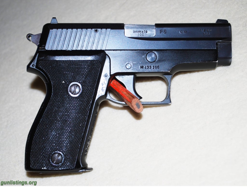Pistols Sig Sauer P6 9mm