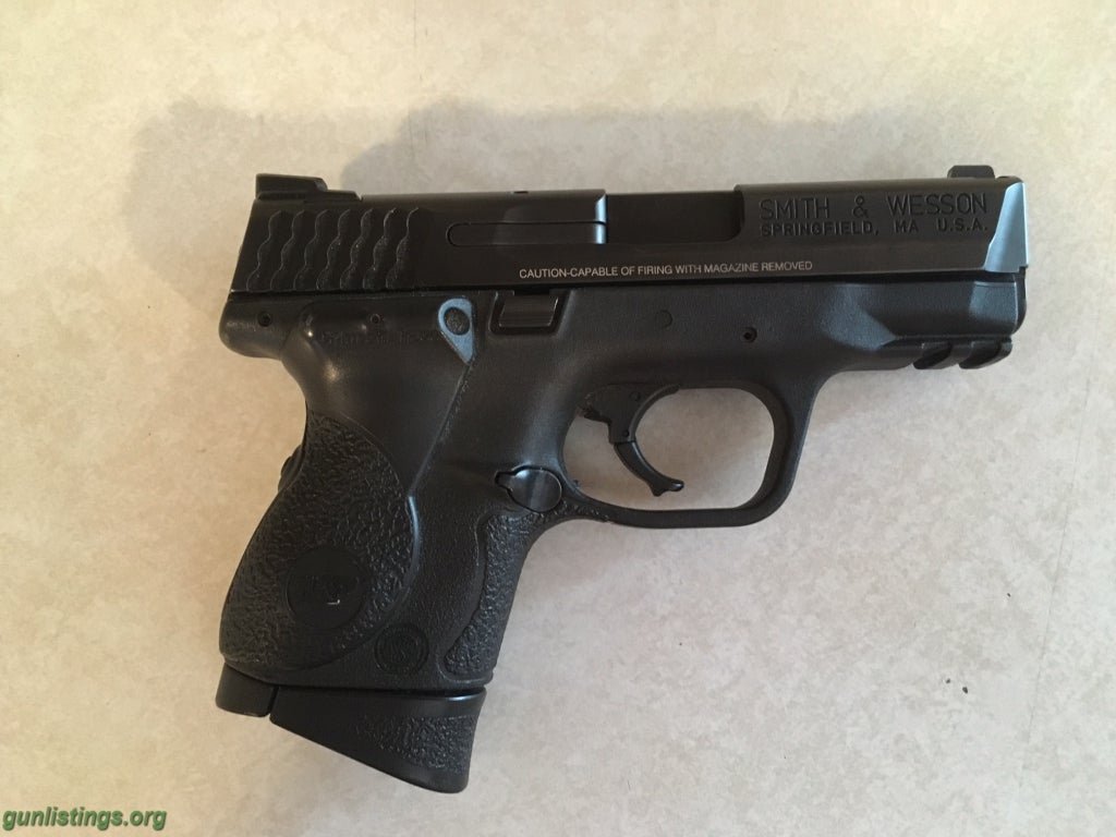 Pistols Smith And Wesson M&P 9mm Compact With Crimson Trace