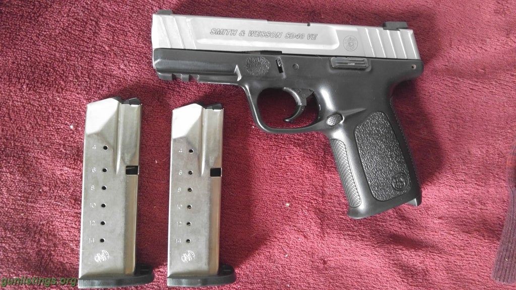 Pistols Smith And Wesson SD40 VE