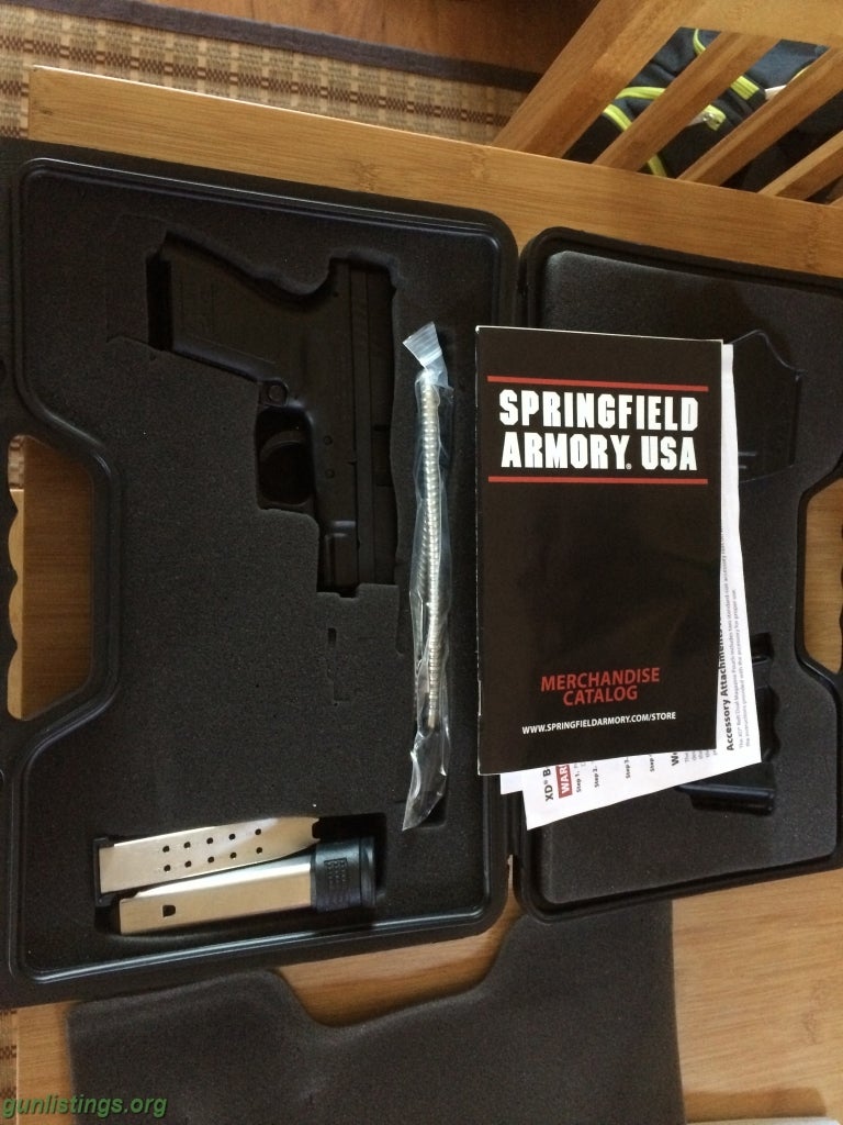 Pistols Springfield XD9 Sub Compact Black