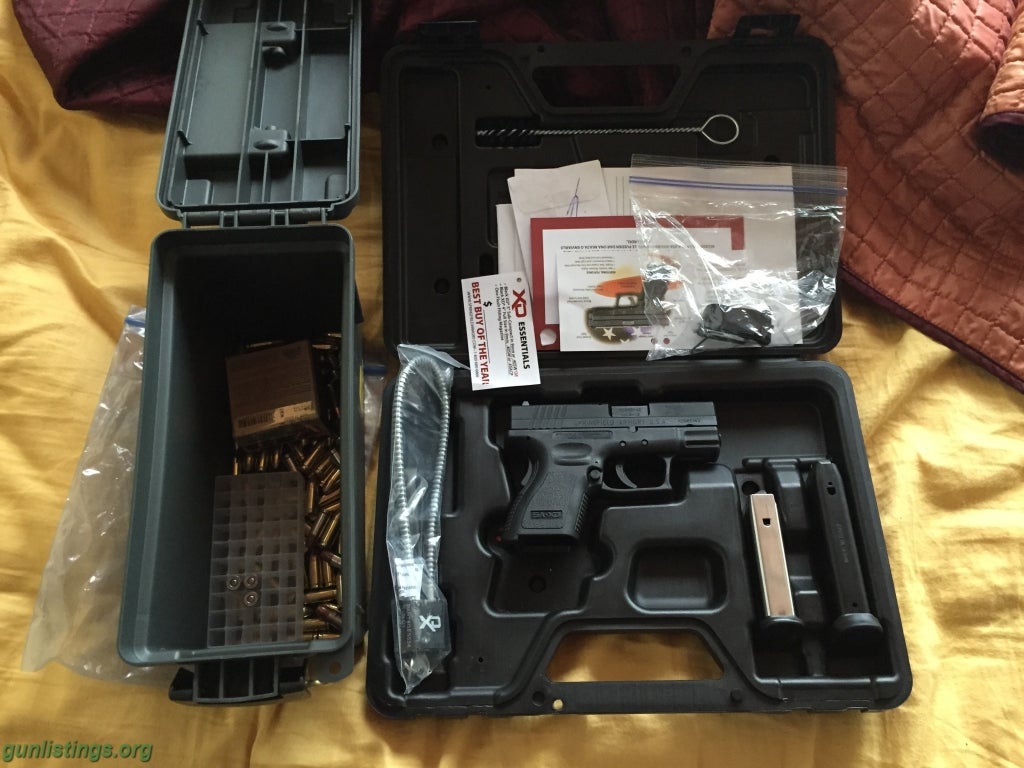 Pistols Springfield XD 9mm 3 Inch Barrel W Ammo Call Or Text Me