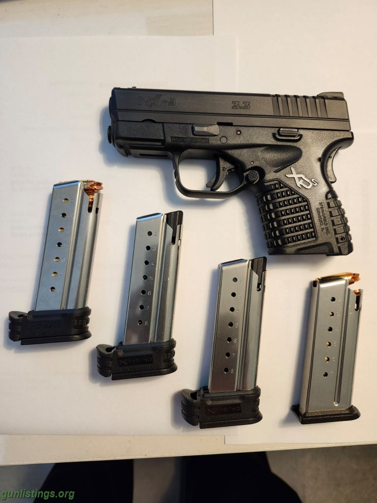 Pistols Springfield XD-S  3.3   9mm