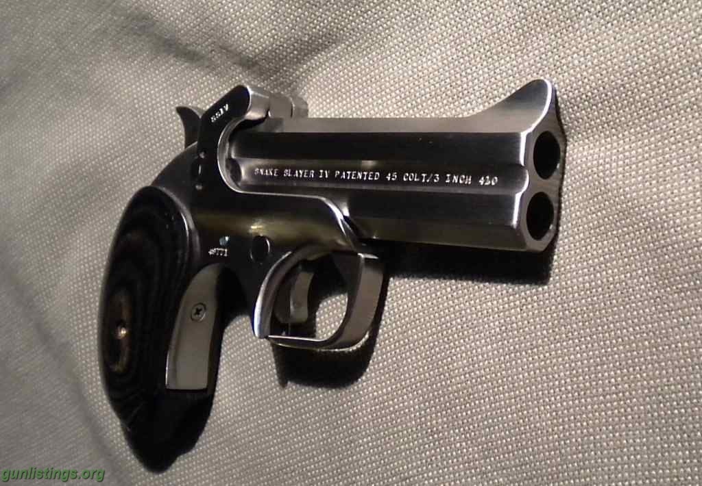 Pistols Stainless Bond Arm Snake Slayer IV 45 410 Magnum