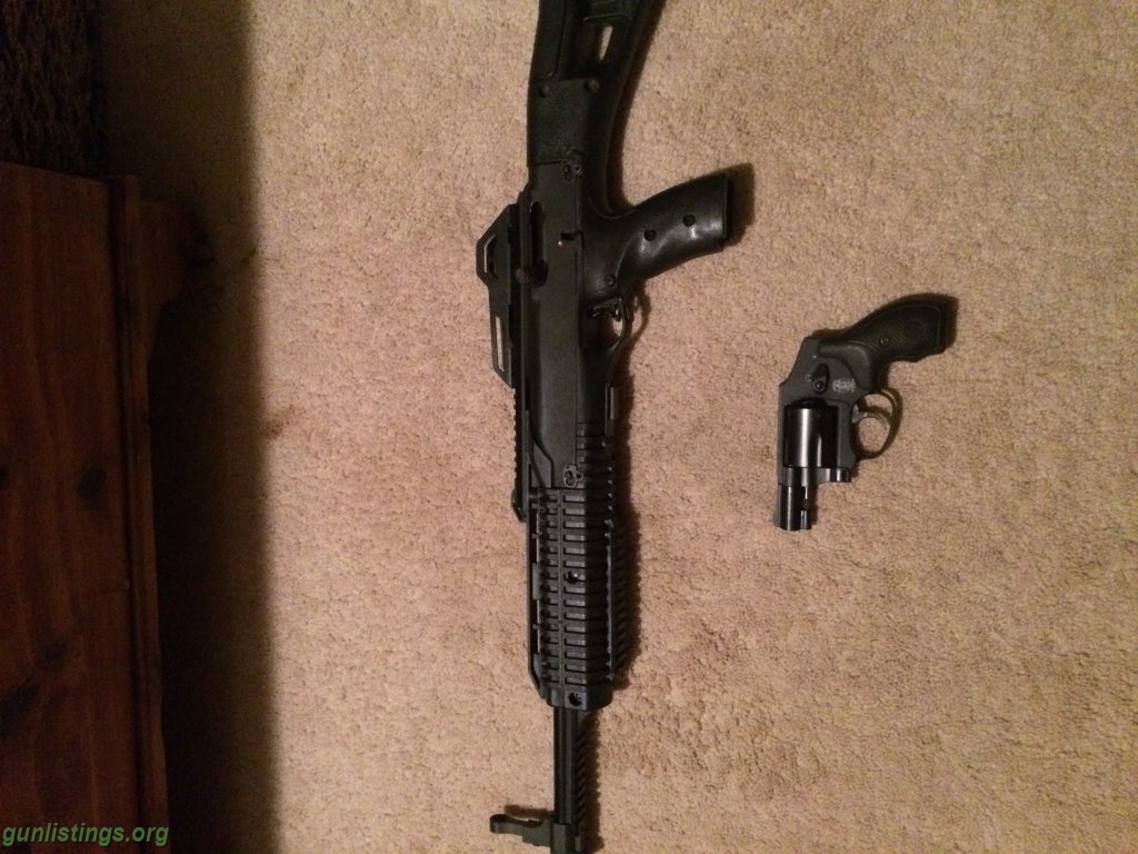 Pistols S&W Airweight 38sp And Hi-Point 9mm Carbine