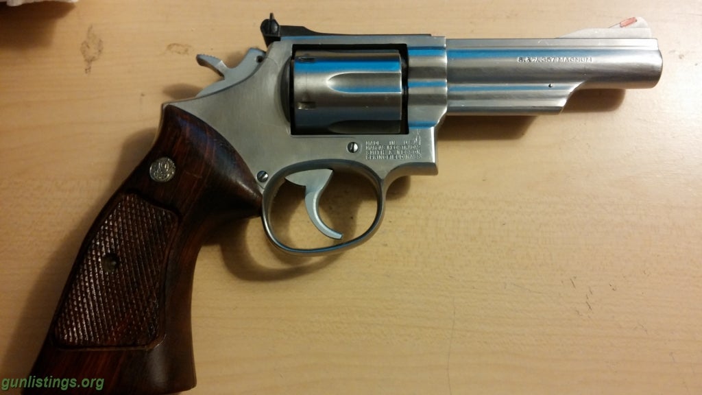 Pistols S&W Model 66-2 Stainless .357 Mag 4