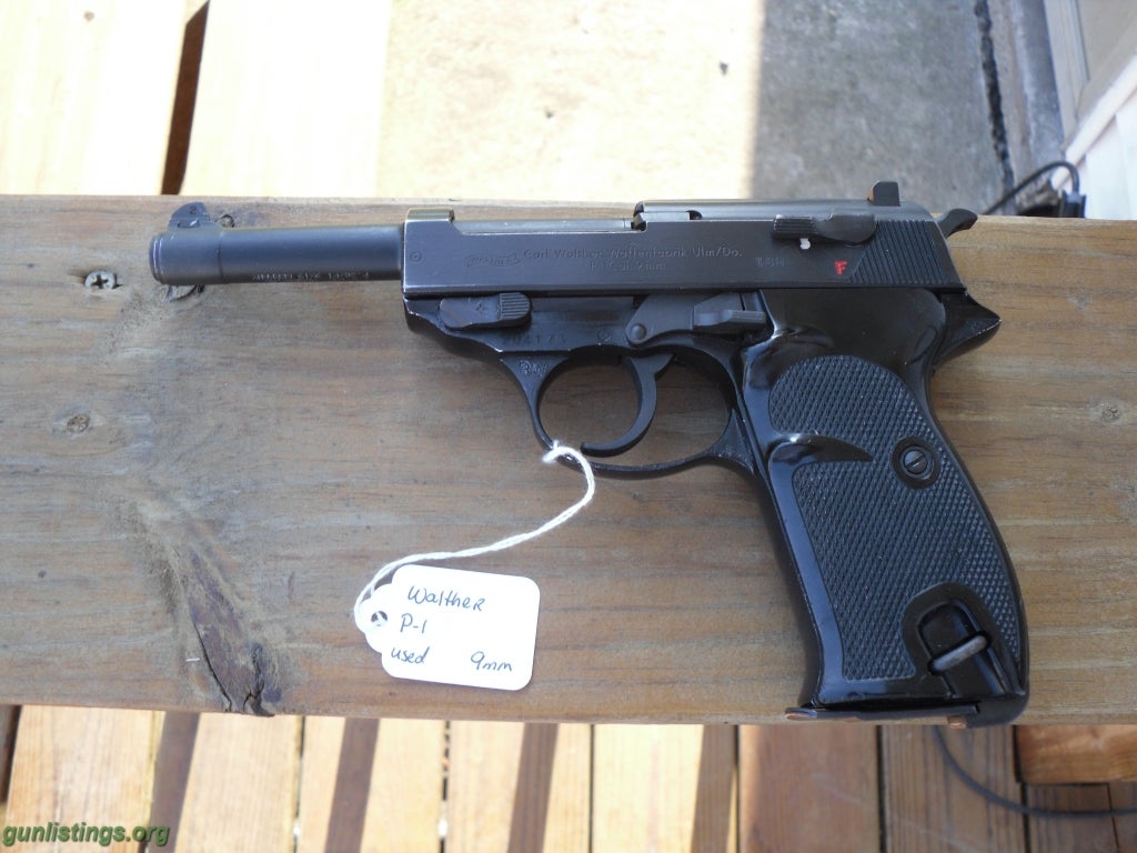 Pistols Walther P1 9mm Excellent Condition