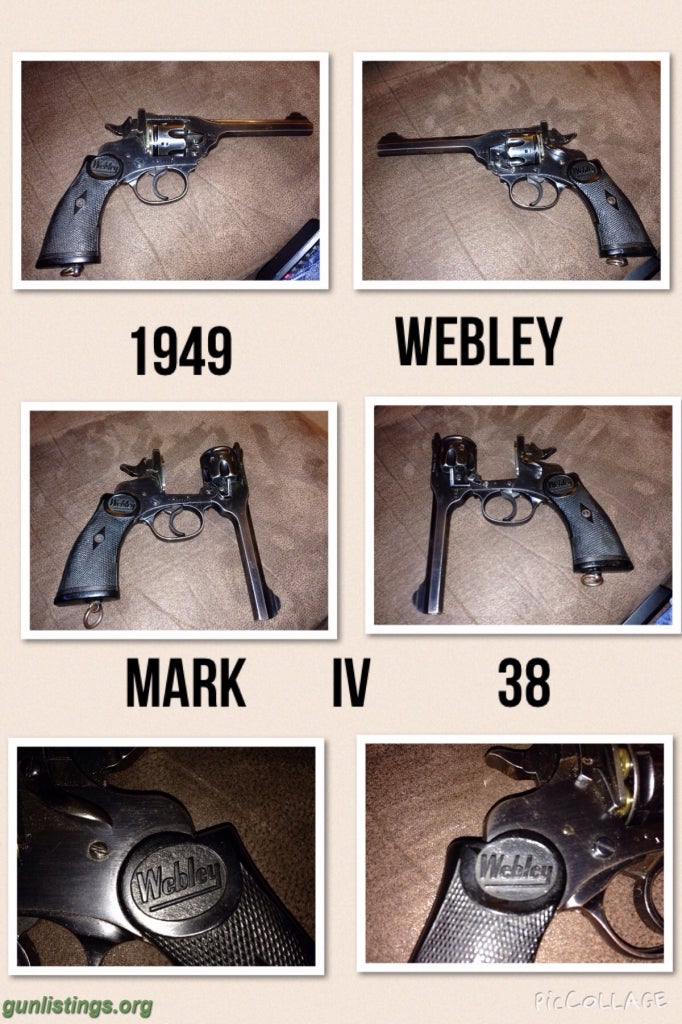 Pistols Webley 38