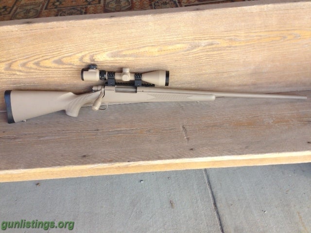 Rifles Remington 700, 7mm Rem, Desert Tan, W/Scope Good Cond