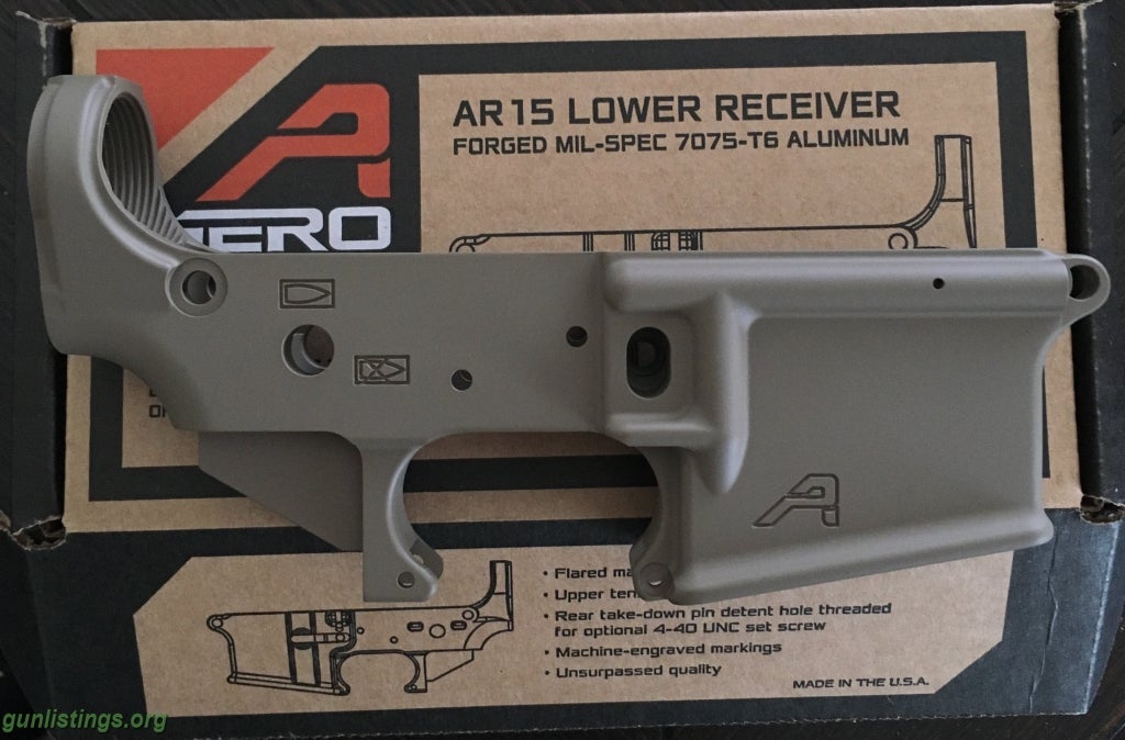 Rifles Aero Precision AR15 Stripped Lower Receiver Gen 2 - FDE